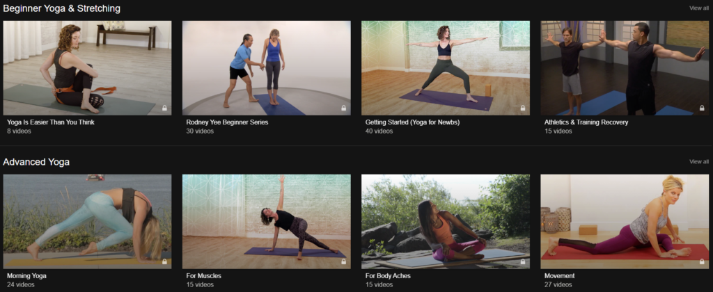 Gaiam TV - Beginner to Advanced Yoga plus Stretching on Healthy & Exercise