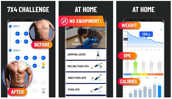 Home Workout without Equipment Android App on Healthy & Exercise