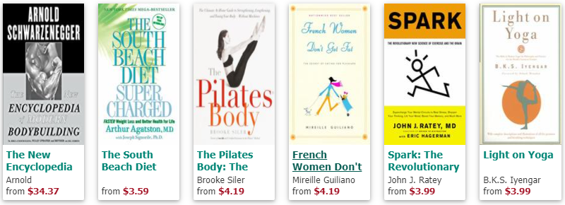 Exercise and Fitness ThriftBooks on Healthy & Exercise