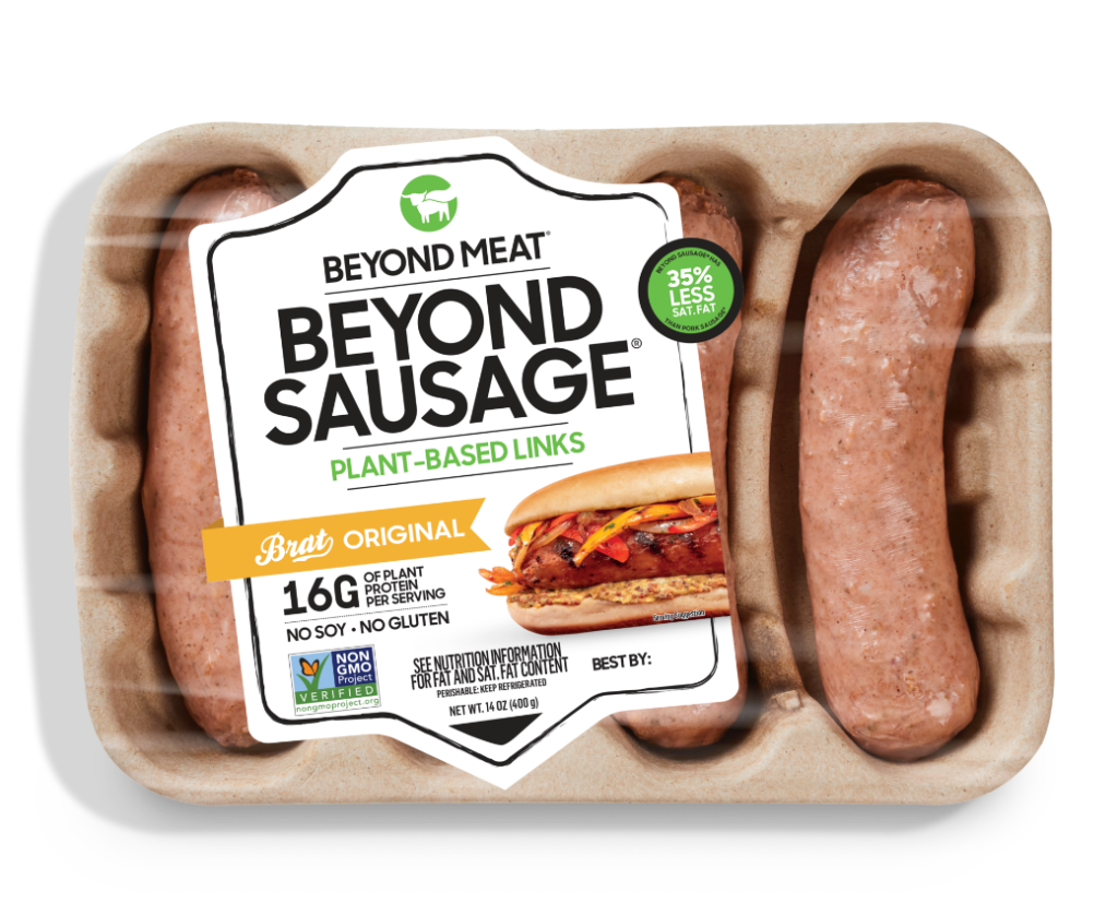Beyond Meat Beyond Sausage Original Bratwurst on Healthy n' Exercise