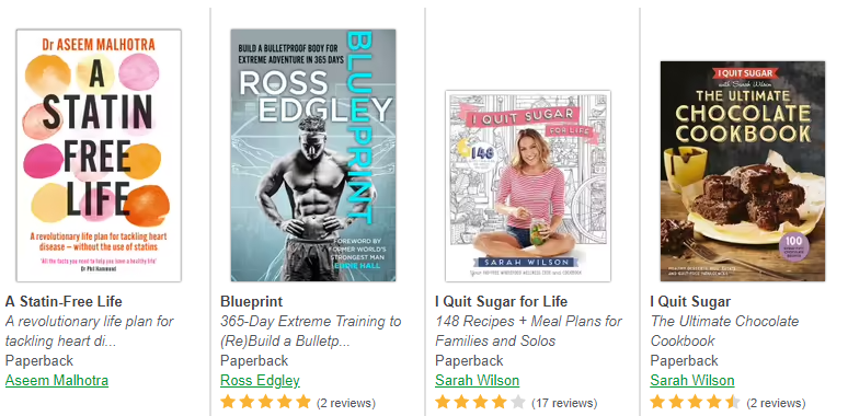 Booktopia books on Healthy N' Exercise