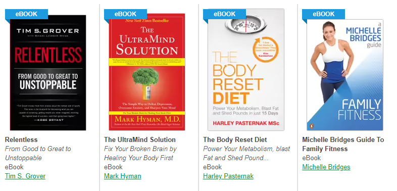Booktopia ebooks on Healthy N' Exercise