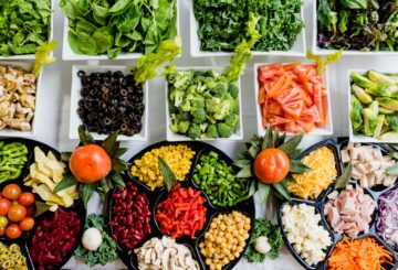 Healthy foods - vegetables, fruits, meats