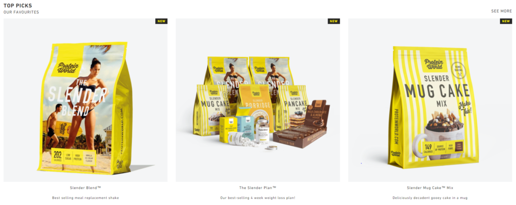 Protein World Bestselling Products