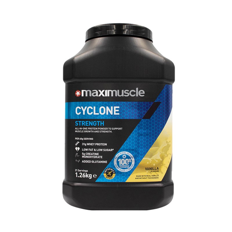 Maxinutrition Review - Cyclone All-In-One Protein Powder Vanilla