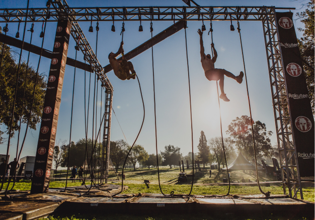 Spartan Race Climbing Obstacle - Rope Climb