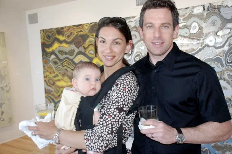 Sam Harris with his family