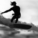 Six-Pack Saturday #49 - surfer in black and white photo